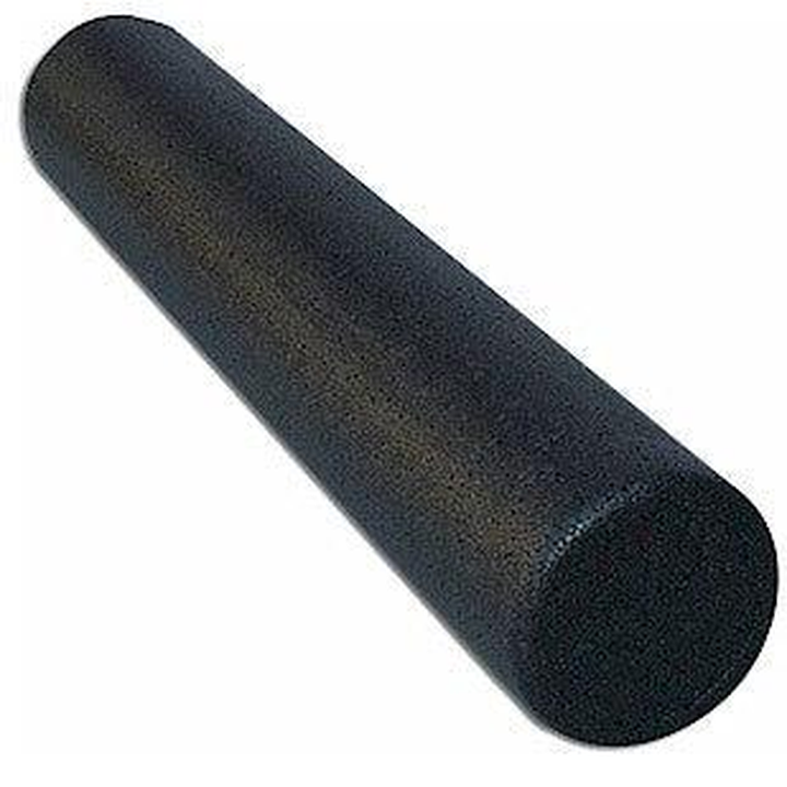 High-density foam rollers from The Peak Pivot set for recovery and stretching, shown in black with textured surface.