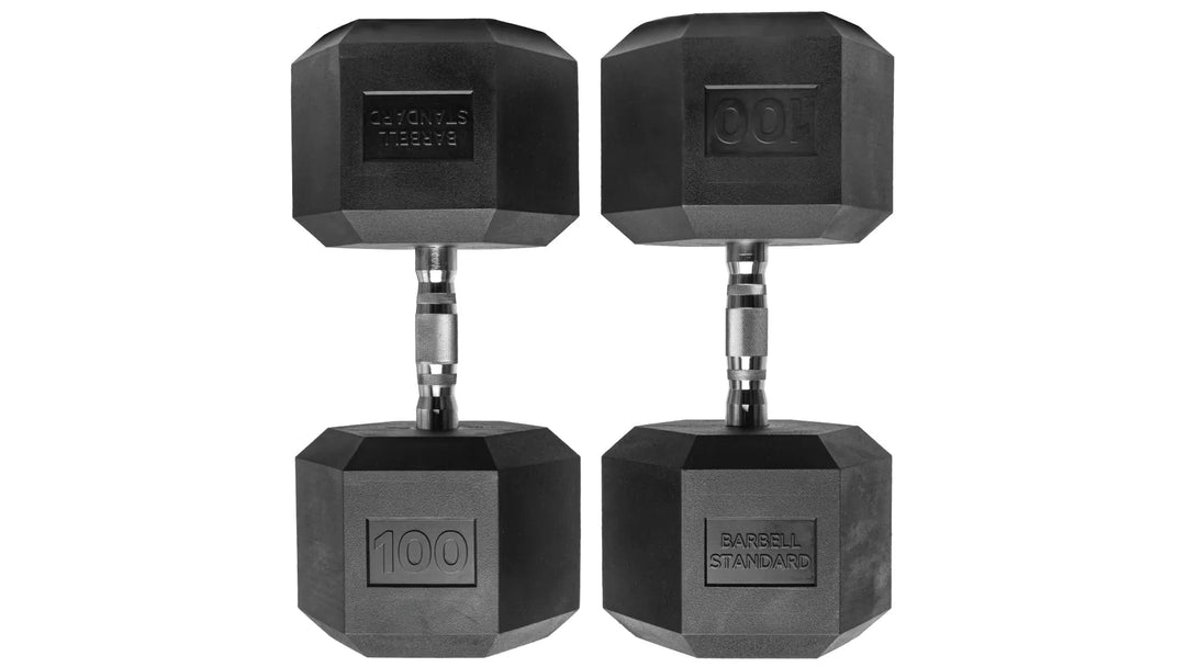 Rubber Hex Dumbbells