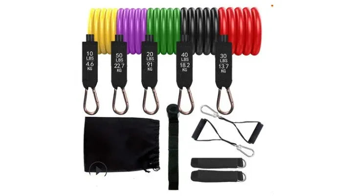 Resistance Bands Set | 11-15 Piece Home Gym Kit