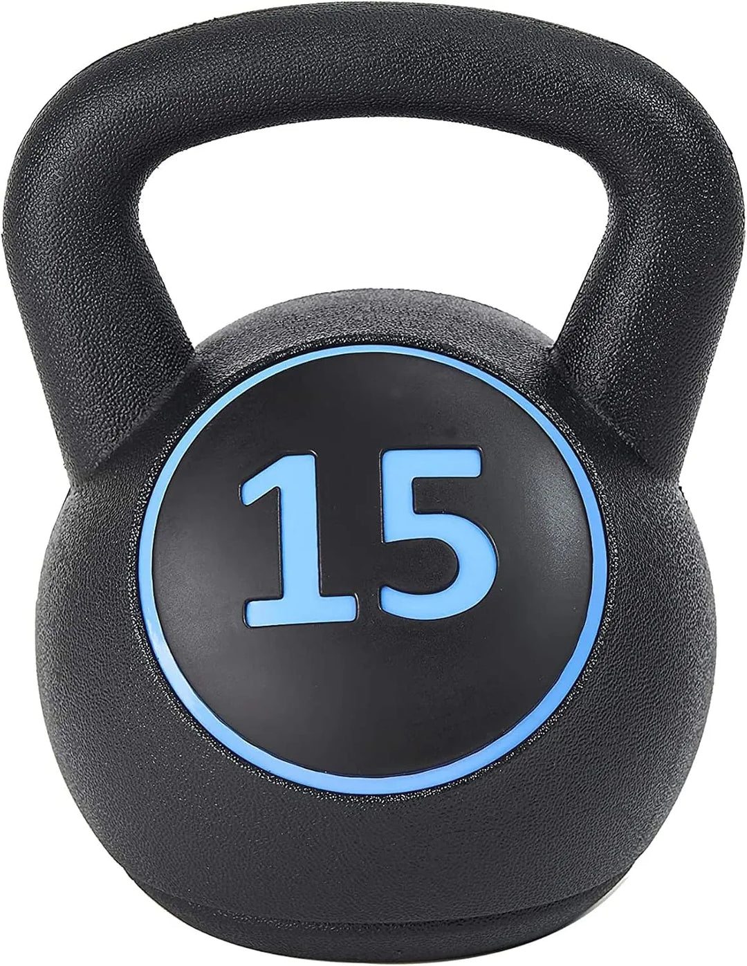 Set of black kettlebells in various sizes from The Peak Pivot Kettlebell Weight Set for strength training and fitness.