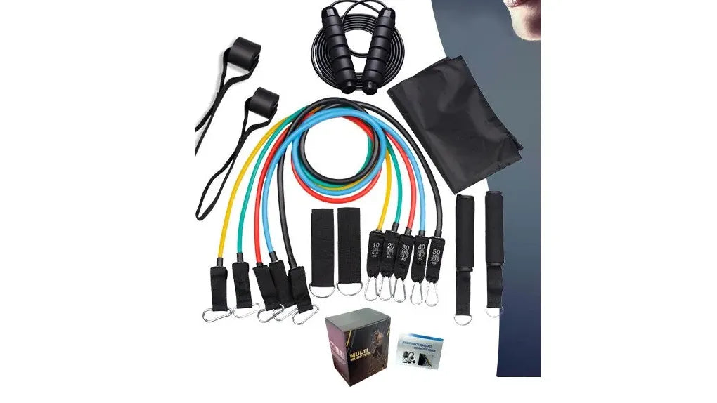 Resistance Bands Set | 11-15 Piece Home Gym Kit