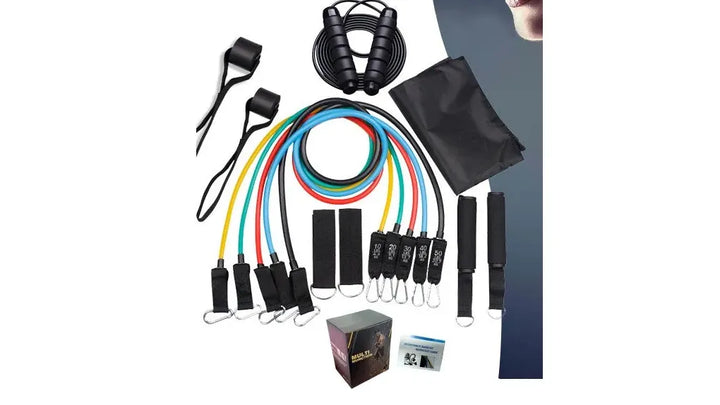 Resistance Bands Set | 11-15 Piece Home Gym Kit