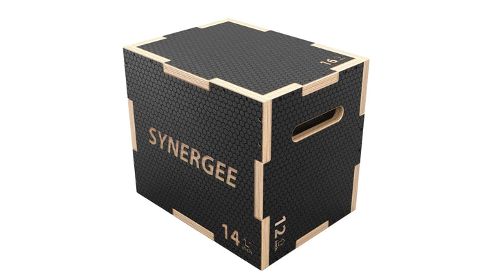Synergee Non-Slip 3-in-1 Wood Plyo Boxes
