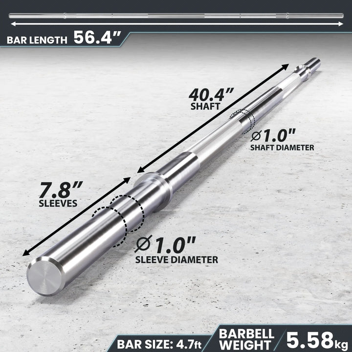 Synergee 1" Barbell