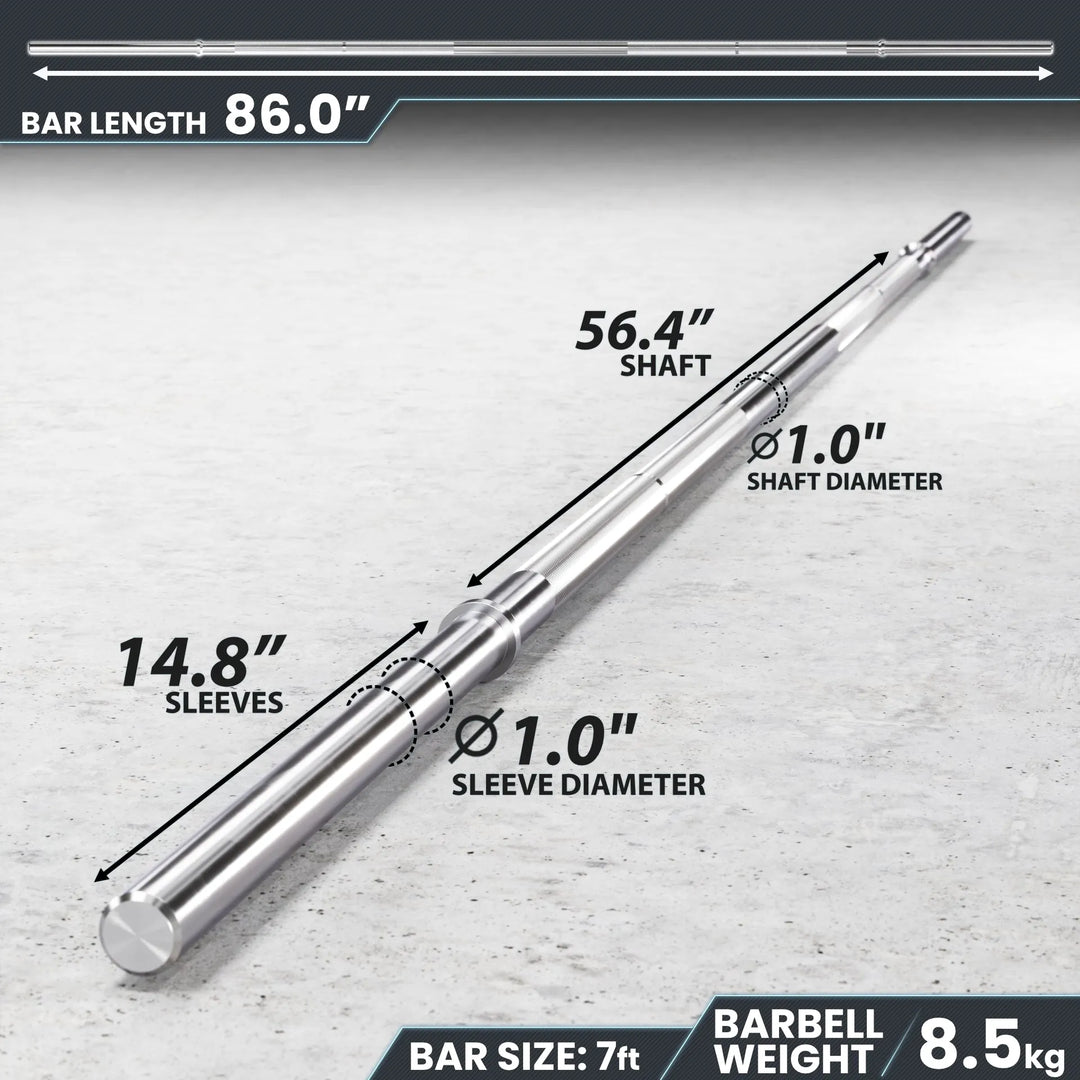 Synergee 1" Barbell