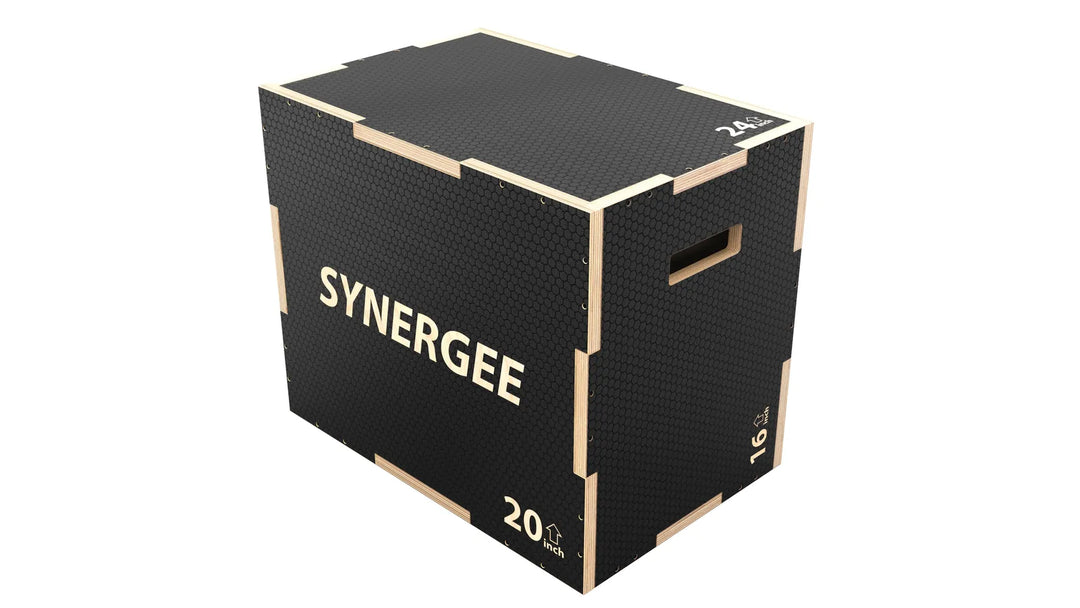 Synergee Non-Slip 3-in-1 Wood Plyo Boxes