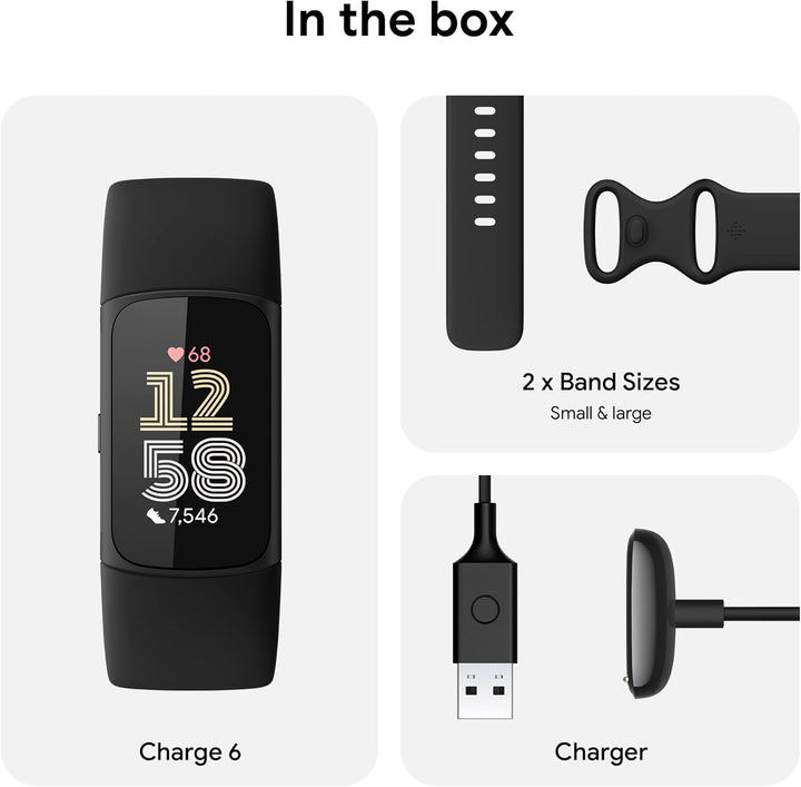 The Peak Pivot Advanced Fitness Tracker with Google Built-In showing a digital watch display, pedometer, and navigation icons.