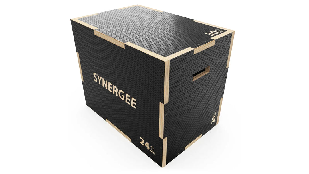 Synergee Non-Slip 3-in-1 Wood Plyo Boxes