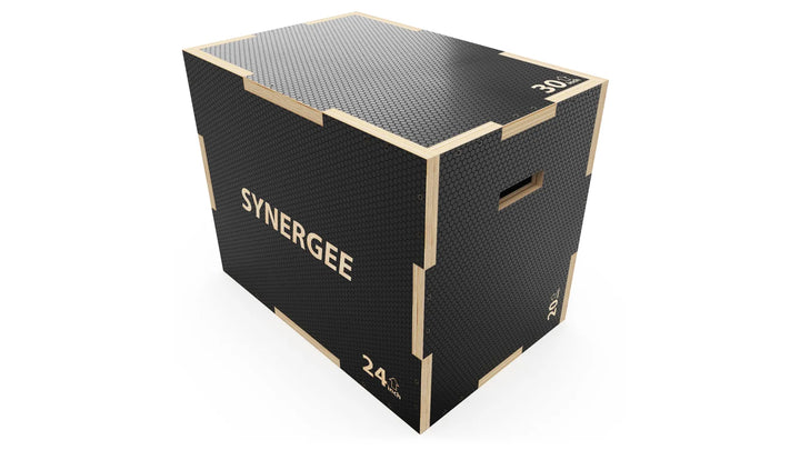 Synergee Non-Slip 3-in-1 Wood Plyo Boxes