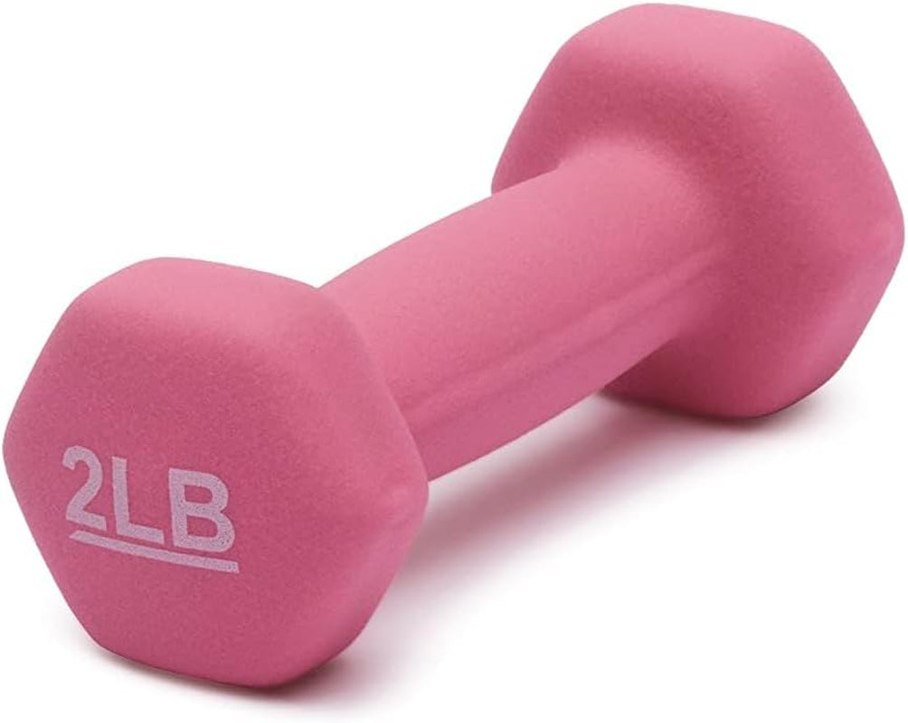 Pair of black neoprene dumbbells with hexagon shape and non-slip grip, ideal for strength training and conditioning by The Peak Pivot.