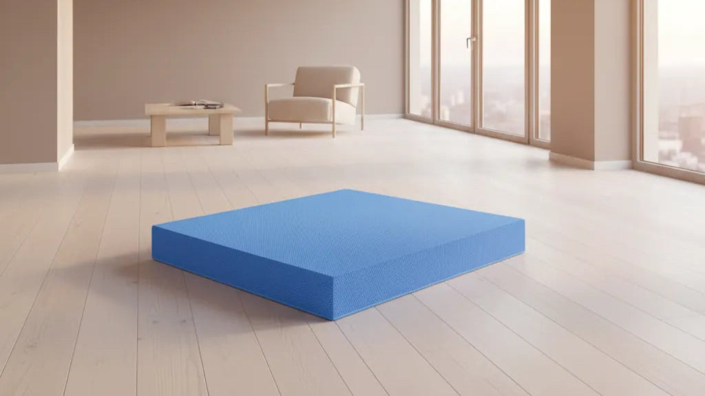 The Peak Pivot balancing workout equipment, core and stability balance pad for fitness and exercise stability training.