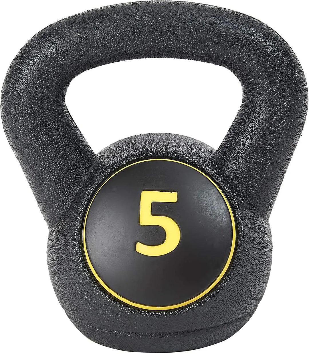 Set of black kettlebells in various sizes from The Peak Pivot Kettlebell Weight Set, ideal for strength training workouts.