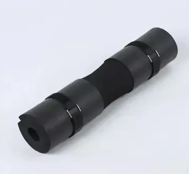The Peak Pivot Ultimate Barbell Squat Pad showing a padded black cushion designed for comfortable barbell support during squats