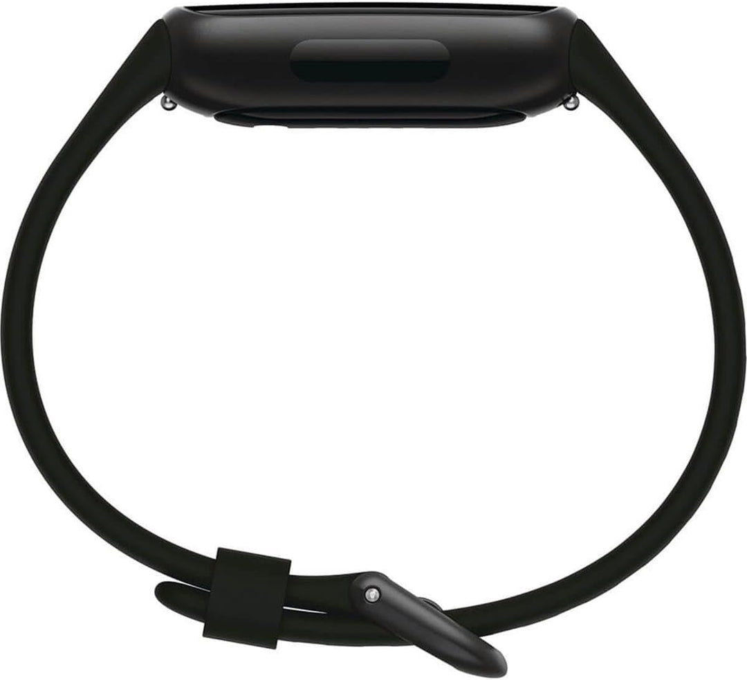 Fitbit Inspire 3 fitness tracker by The Peak Pivot showing heart rate and sleep tracking features on a sleek wearable device