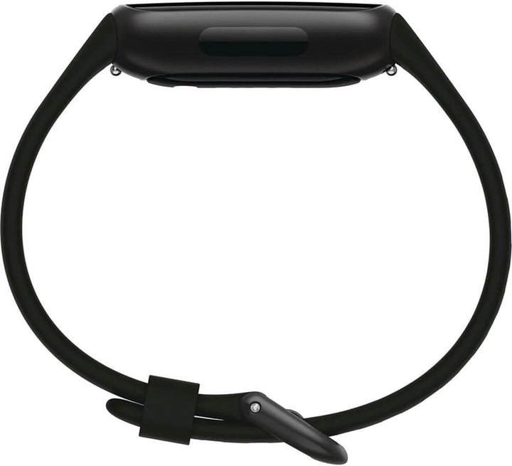 Fitbit Inspire 3 fitness tracker by The Peak Pivot showing heart rate and sleep tracking features on a sleek wearable device