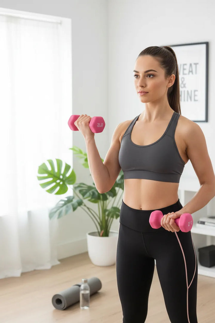 Neoprene Hex Dumbbells with Non-Slip Grip