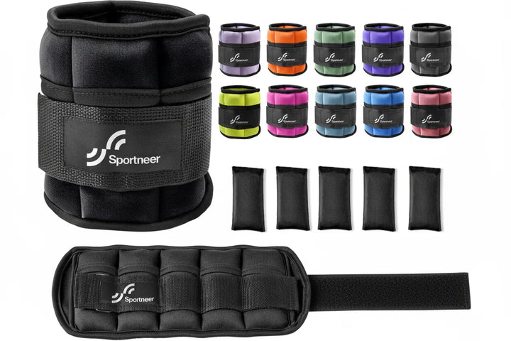 Adjustable Ankle Weights | 2-10 lb Set