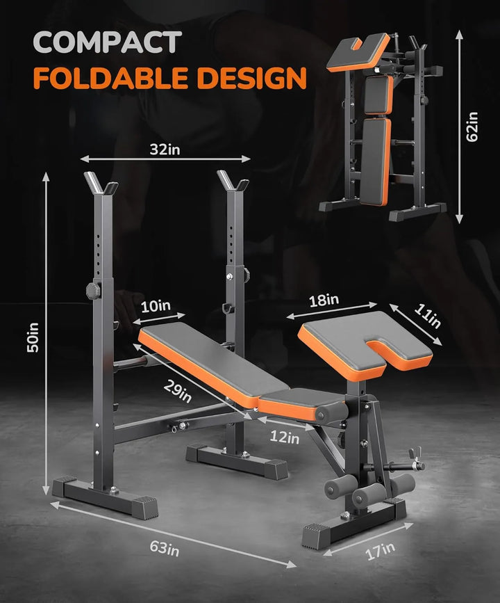 Multi-Function 6 in 1 Weight Bench Set