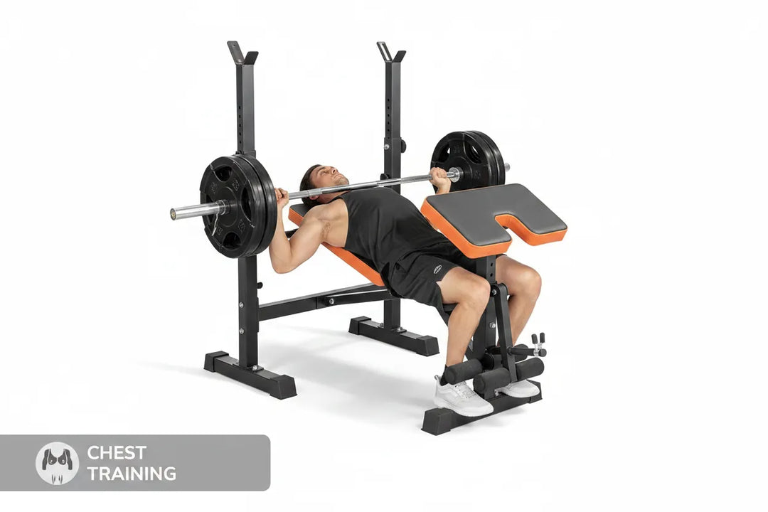 Multi-Function 6 in 1 Weight Bench Set