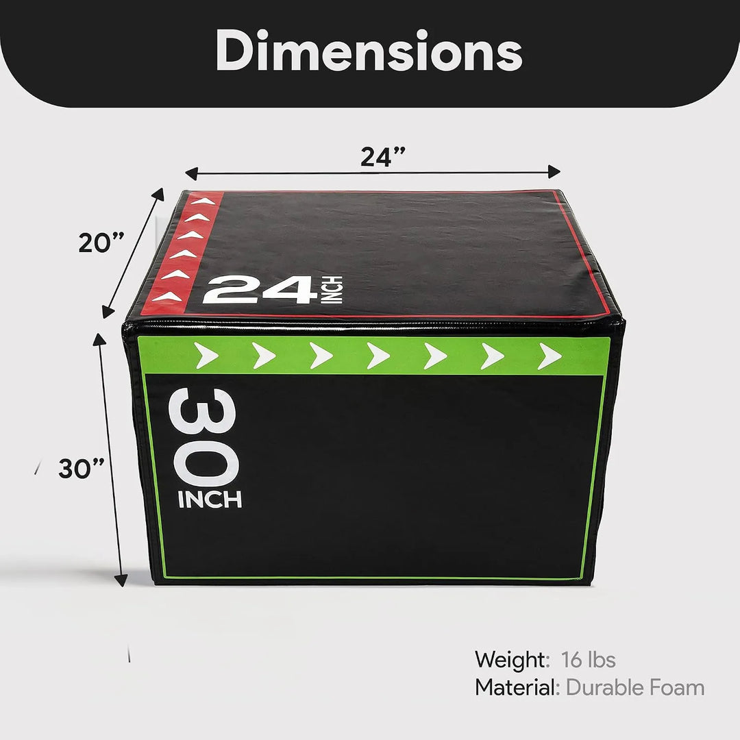 3-In-1 Foam Plyometric Jump Box