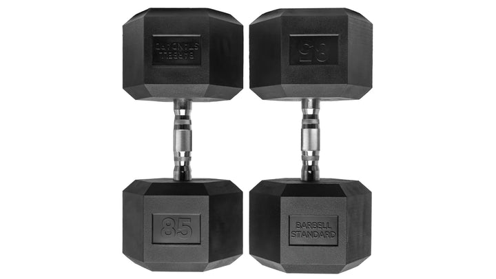 Rubber Hex Dumbbells
