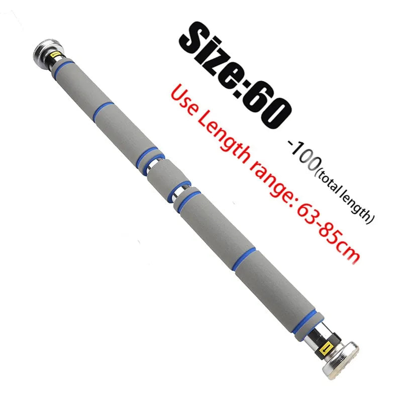 doorway pull-up bar for home strength training mounted on door frame, sturdy metal design for upper body workouts