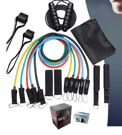 Resistance Bands Set | 11-15 Piece Home Gym Kit