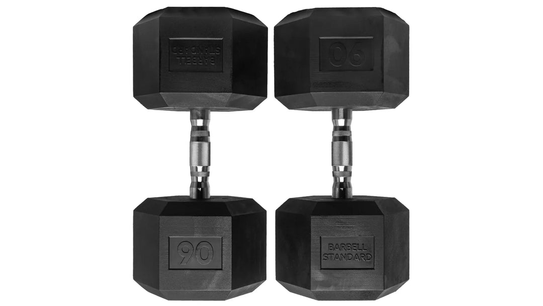 Rubber Hex Dumbbells