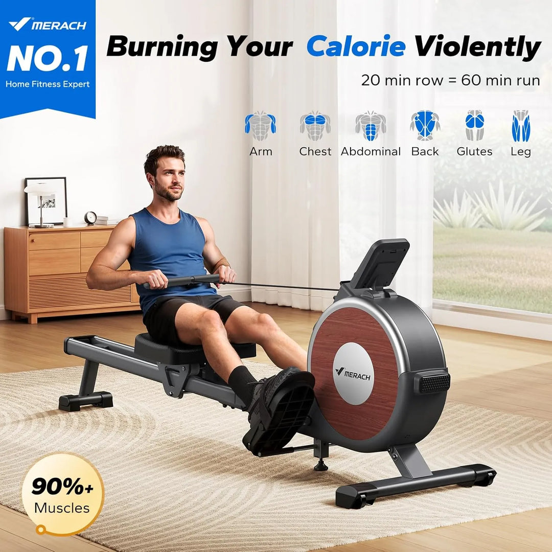 Magnetic Resistance Rowing Machine