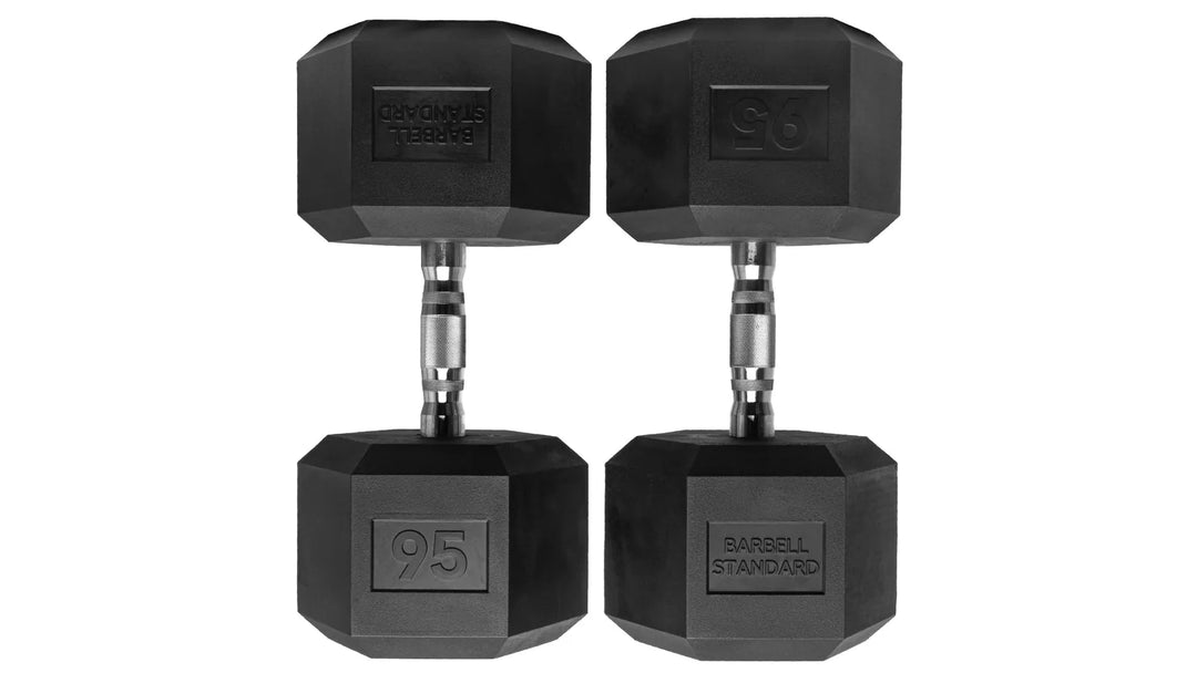 Rubber Hex Dumbbells