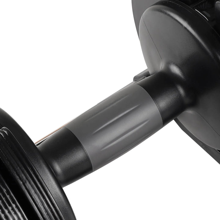 Adjustable V.I.P Digital Presence dumbbell for home strength training, 52LB steel weight with pivot handle, shown in image.