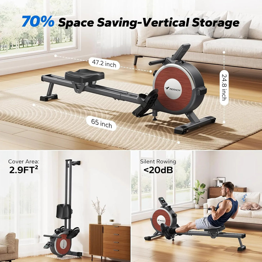 Magnetic Resistance Rowing Machine