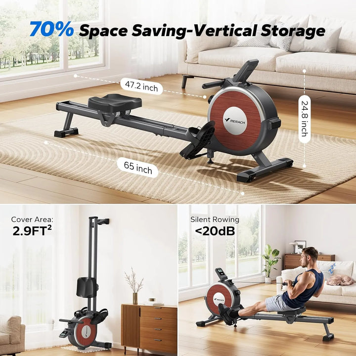 Magnetic Resistance Rowing Machine