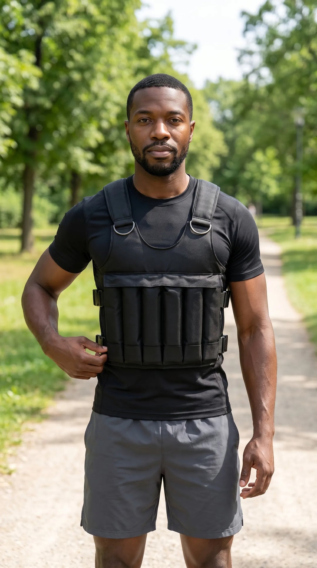 Adjustable Weighted Vest 50kg/110lb Capacity