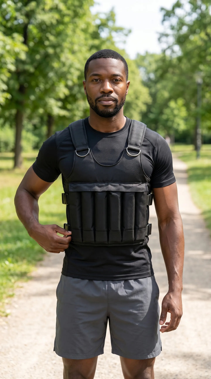 Adjustable Weighted Vest 50kg/110lb Capacity