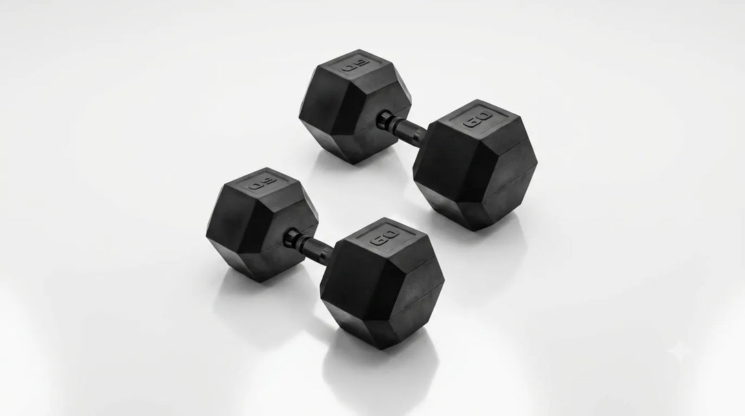 Cast Iron Hex Dumbbells