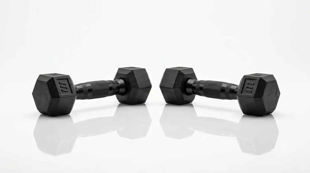 Cast Iron Hex Dumbbells