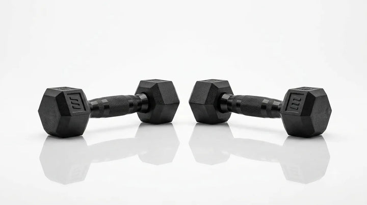 Cast Iron Hex Dumbbells