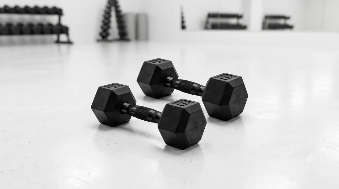Cast Iron Hex Dumbbells