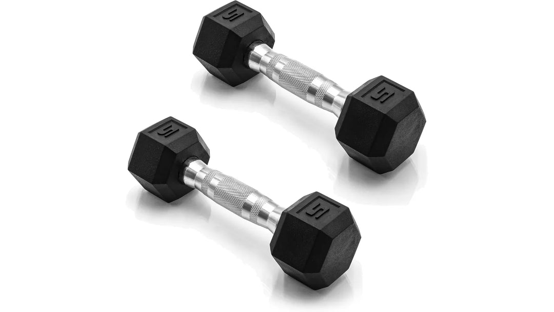 Cast Iron Hex Dumbbells