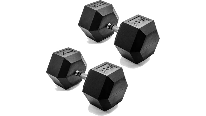 Cast Iron Hex Dumbbells