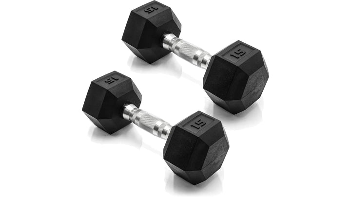 Cast Iron Hex Dumbbells