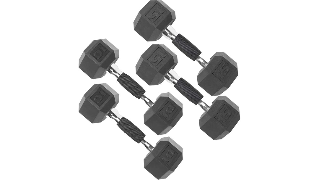Cast Iron Hex Dumbbells
