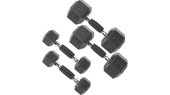 Cast Iron Hex Dumbbells