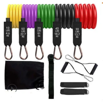 Resistance Bands Set | 11-15 Piece Home Gym Kit