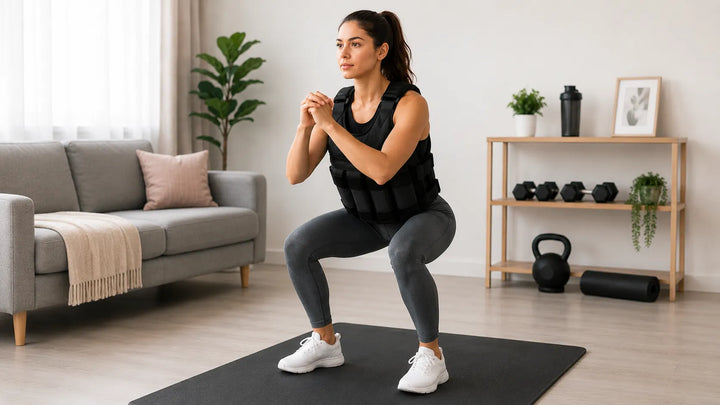 Adjustable Weighted Vest 50kg/110lb Capacity