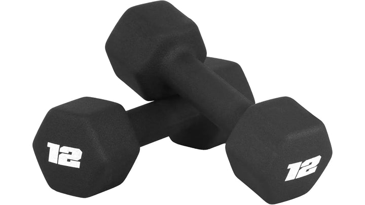 Home Dumbbell Workout – Neoprene Hex Dumbbells