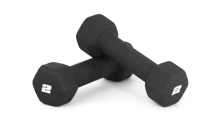 Home Dumbbell Workout – Neoprene Hex Dumbbells