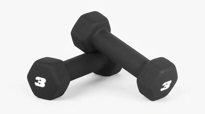 Home Dumbbell Workout – Neoprene Hex Dumbbells