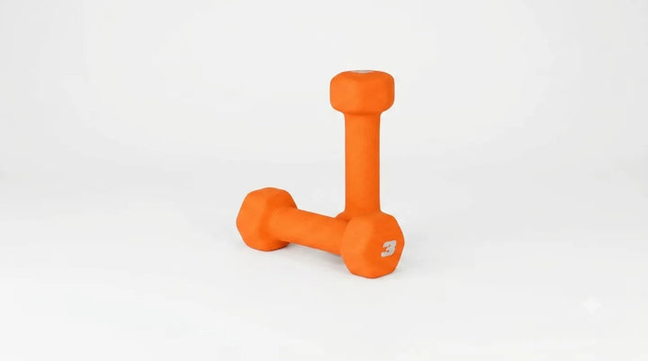 Home Dumbbell Workout – Neoprene Hex Dumbbells
